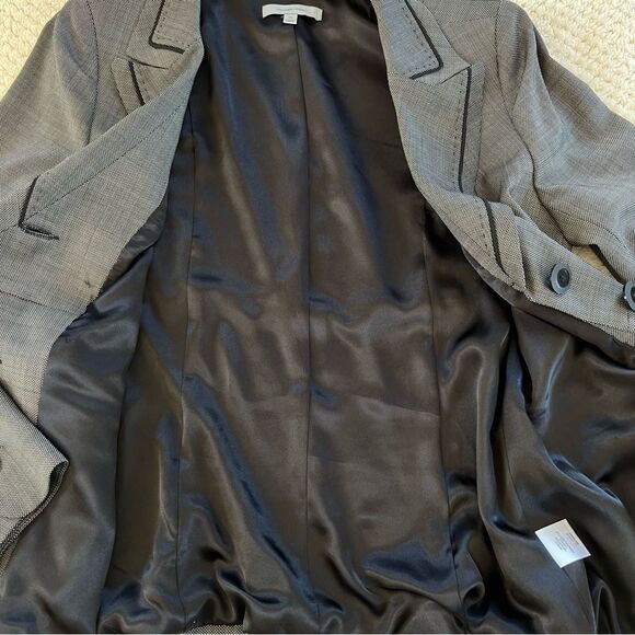 Classiques Entier 100% Soft Wool Women's Black Career Corpcore Blazer SZ 12 - Picture 13 of 13